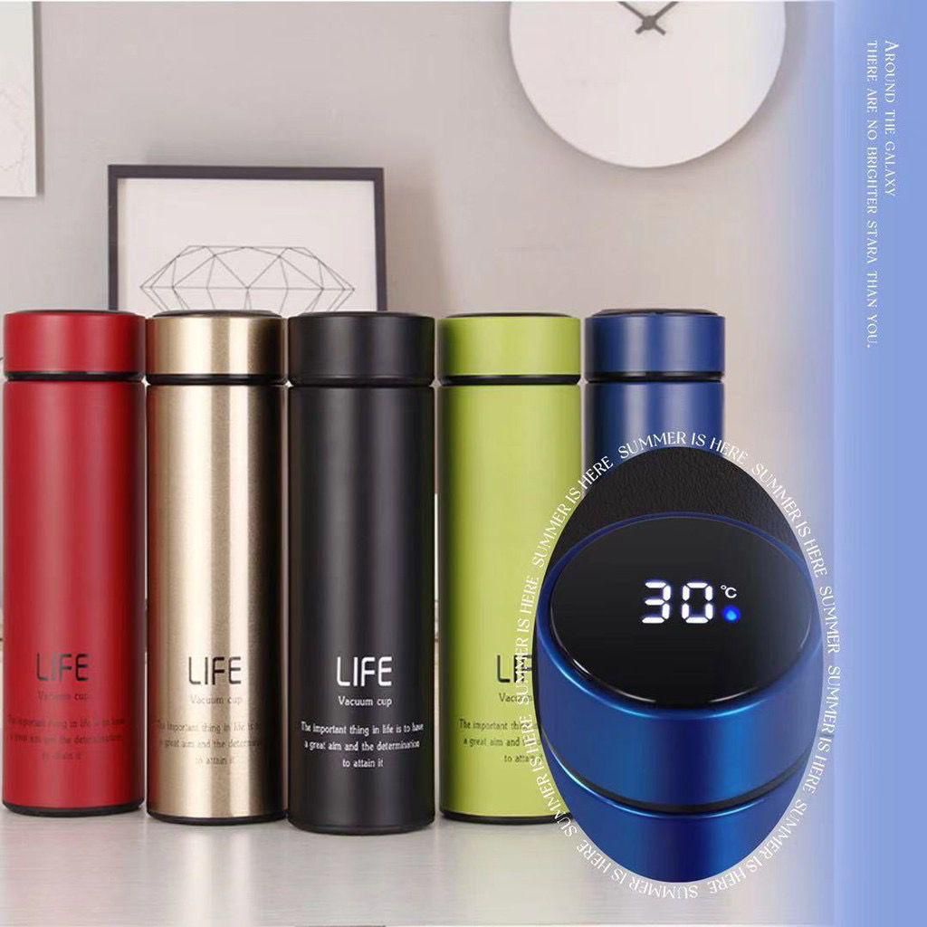 BELLA - TERMOS VAKUM LED 500ML THERMOS STAINLESS DENGAN TEMPERATUR SUHU