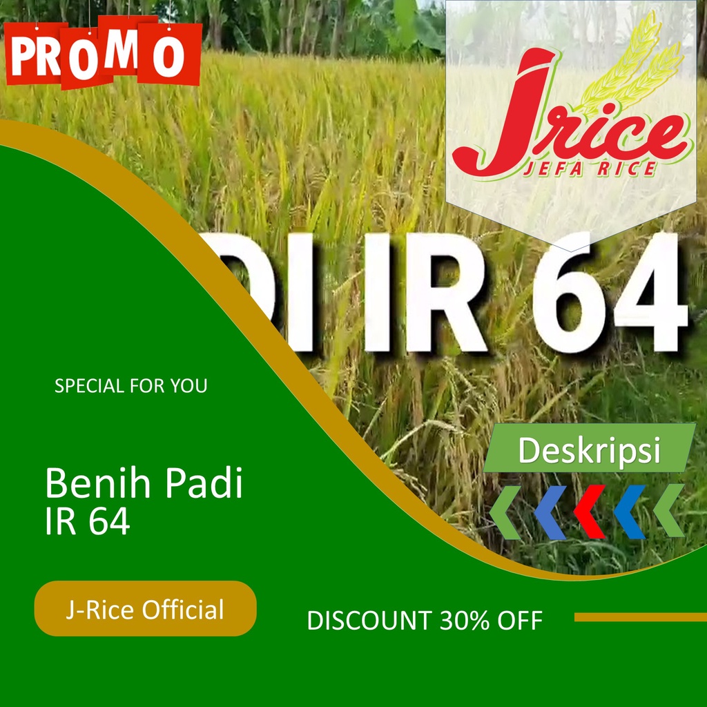 BENIH PADI INPARI 64 KEMASAN PREMIUM 5KG