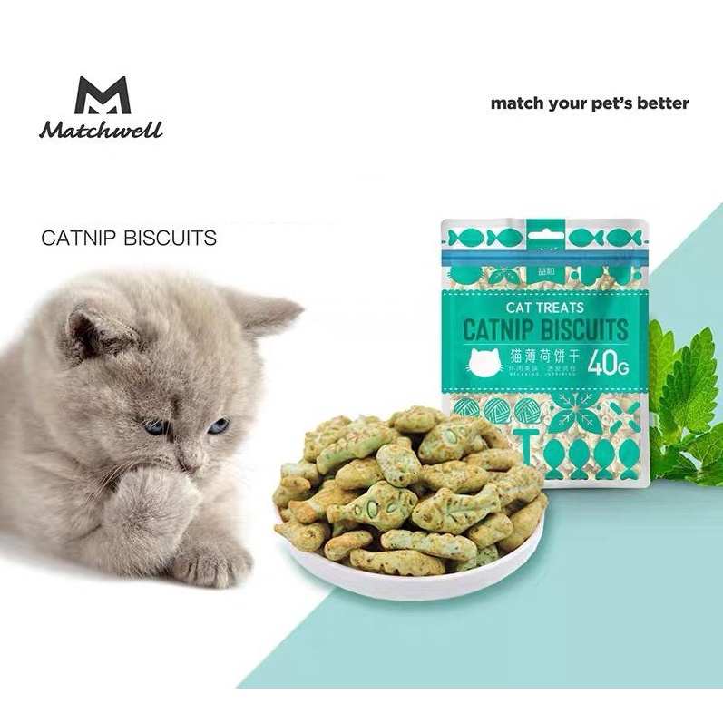 Snack Kucing Catnip Biscuits 40gram