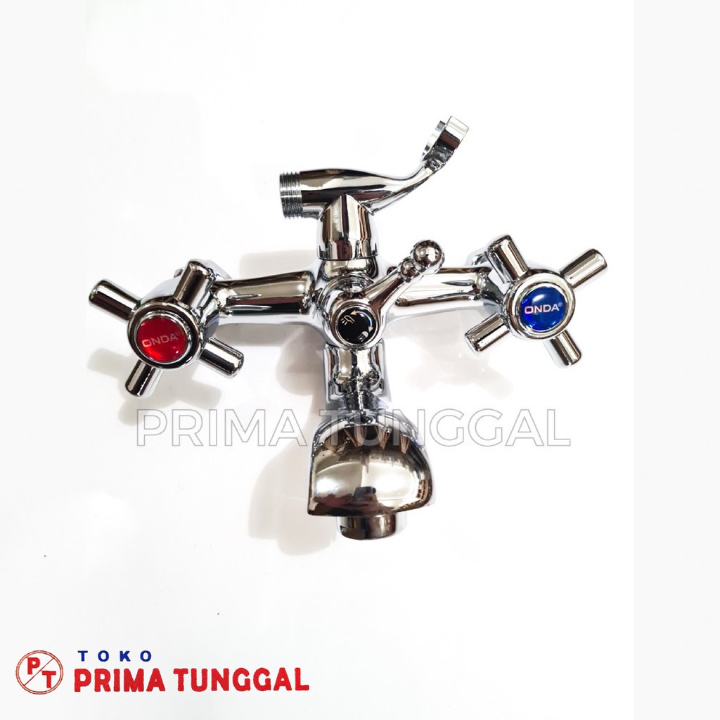 Keran Air Kran Air Mixer Panas Dingin ONDA Drat Kuningan Original