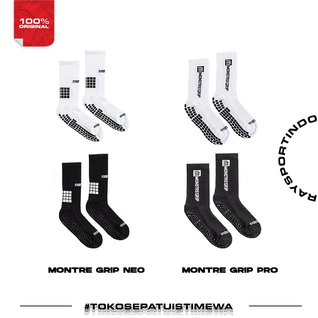KAOS KAKI ANTI SLIP MONSTRE GRIP NEO DAN MONSTRE GRIP PRO
