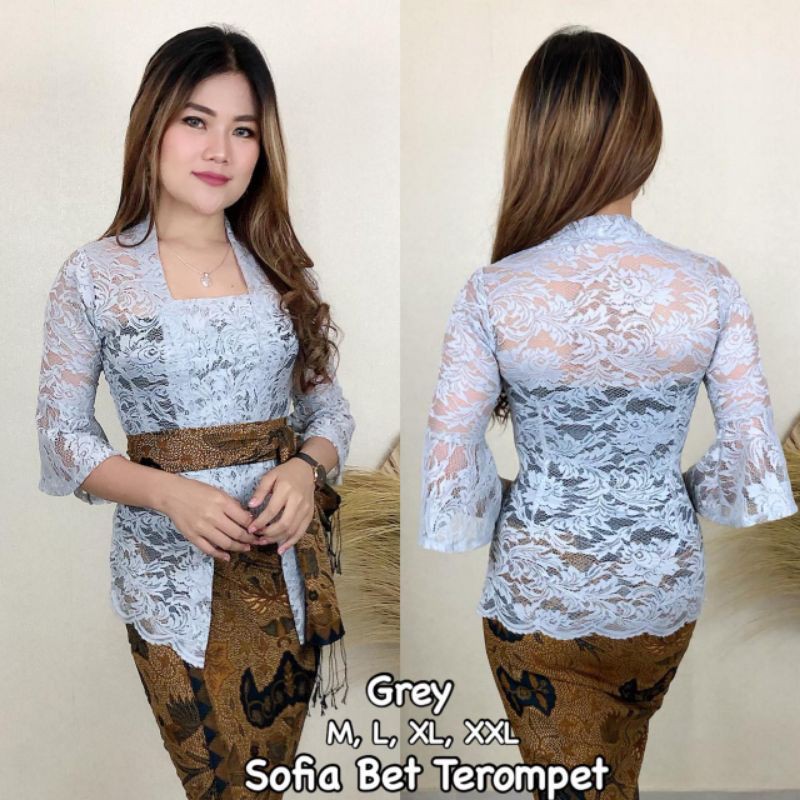 Jual Kebaya Bali Brokat Sofia Sangat Strait Kebaya Sofia Bet Indonesia Shopee Indonesia