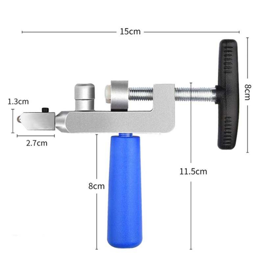 Pisau Pemotong Kaca Glass Cutter Diamond Cutting Tool