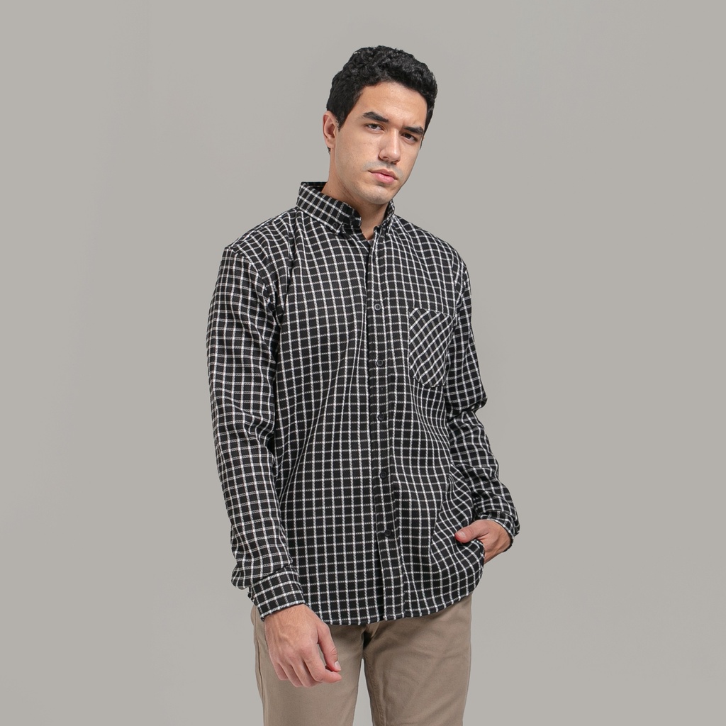 ORCA Brooks Basic Shirt Black Checkered