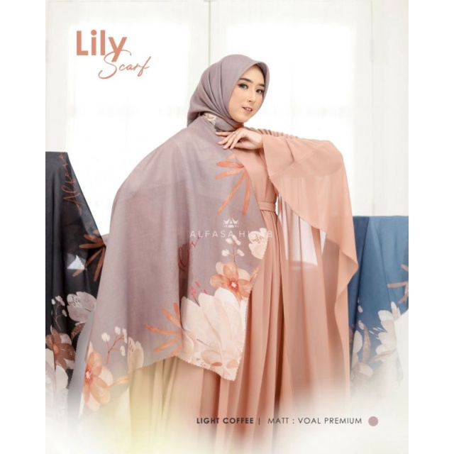 [Diskon 20%] Lily scarft by Alfasa hijab