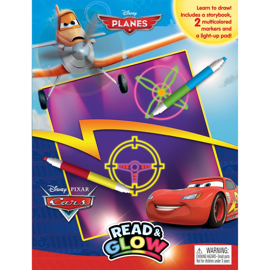 Phidal - Read & Glow : Disney Pixar Cars