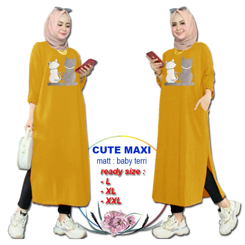 Cute Maxi - Central Grosir Fashion (CGF) - Ukuran L-XXL - Matt Baby Terri