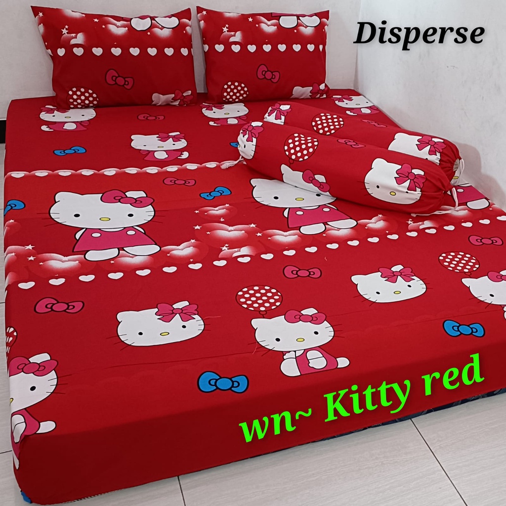 7 motif kitty, sprei murah, sprei homemade, sarban 2 sargul 2, sprei dewasa