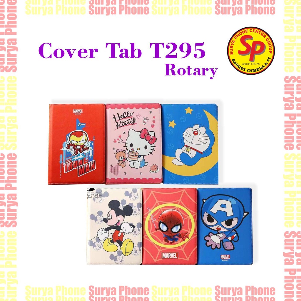 SARUNG T295 TAB A 8INCH A8 2019 motif Kartun Disney Super Hero