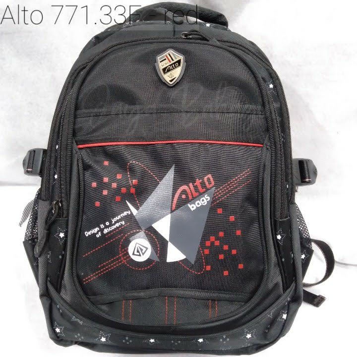 Ransel Alto Hitam 33F Tas Sekolah Anak Laki Perempuan Murah