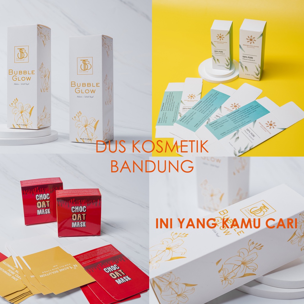 500 pcs Custom Dus Box Kosmetik Parfum beauty herbal