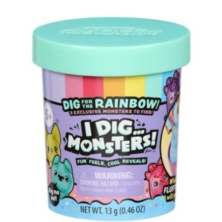 I DIG MONSTERS Mini Ice Cream Surprise Mini Tub Dig For The Rainbow