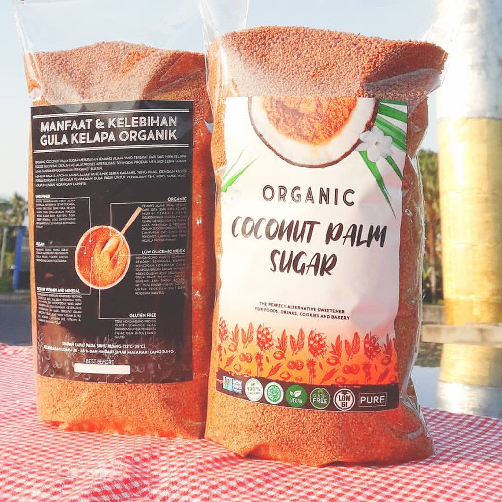 Gula Kelapa Organik 250 Gram Coconut Palm Sugar Healthy Food Shopee Indonesia