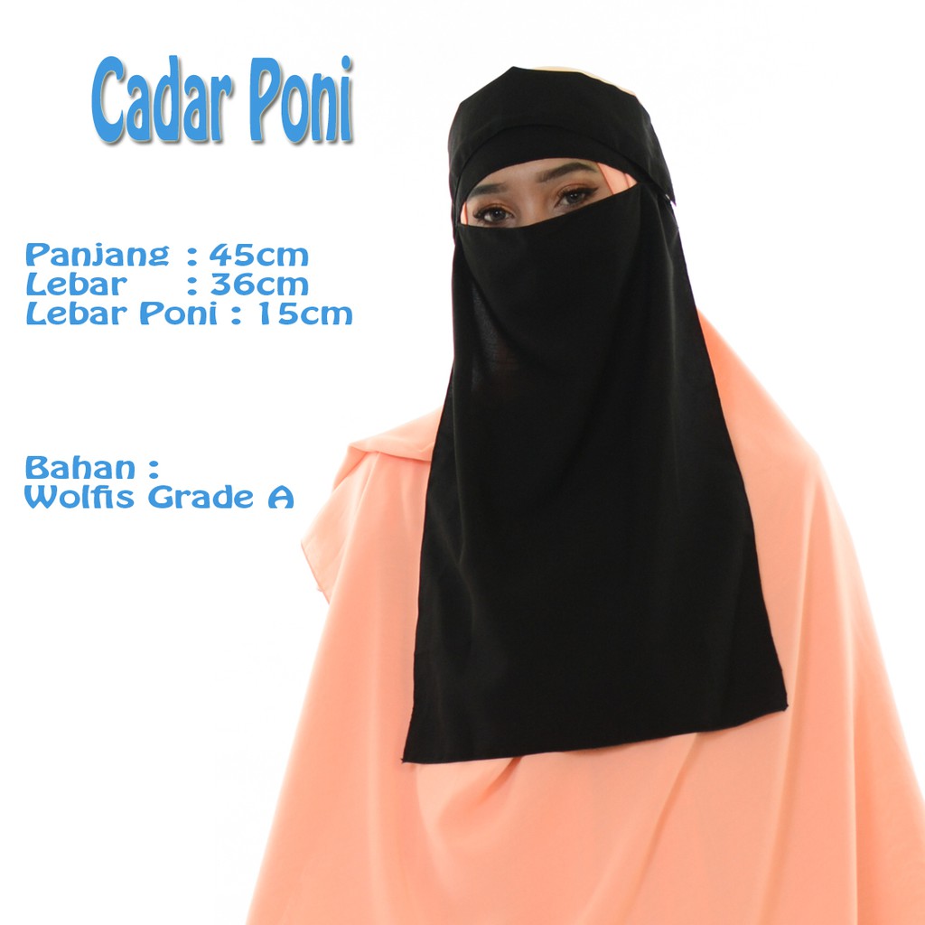 Cadar Poni Bahan Sifon arab