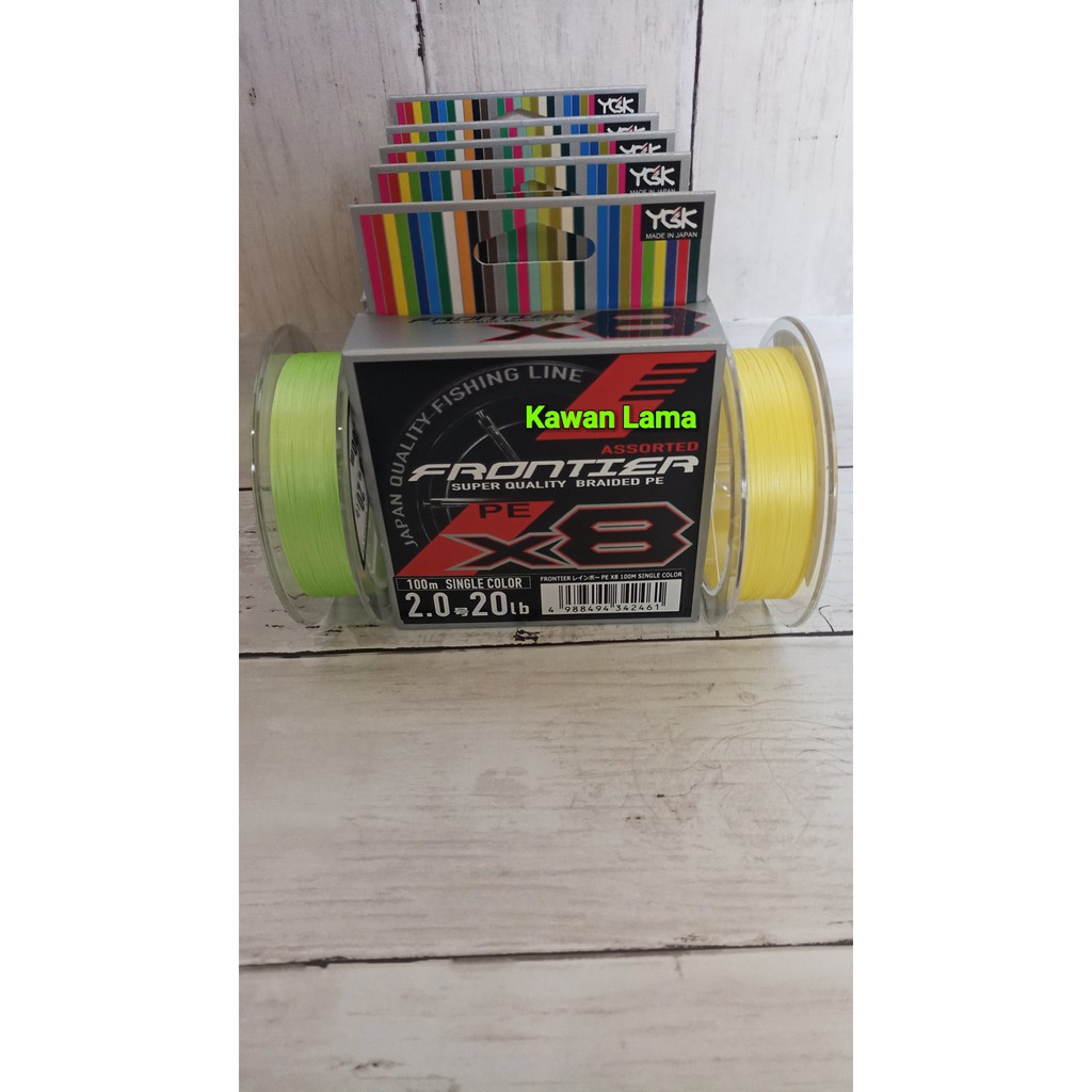 BENANG PANCING PE YGK FRONTIER 2.0 20lb X8 100m