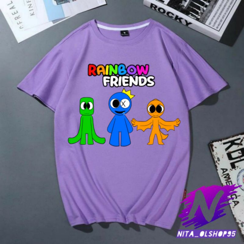 baju anak rainbow friends kaos anak rainbow friend baju kaos anak atasan rainbow