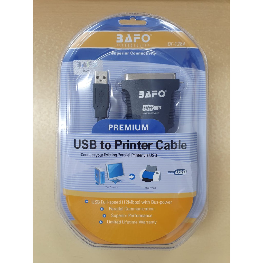 BAFO USB TO PARALEL Printer Adapter BF-1284 / ORIGINAL