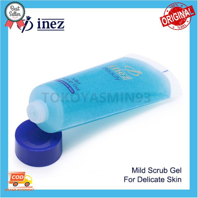 Inez Mild Scrub Gel for Delicate Skin Murah