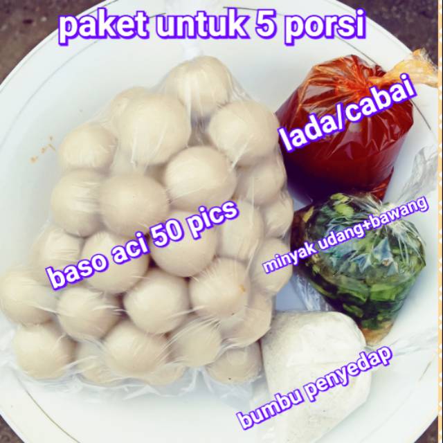 

baso aci garut paket 5 orang