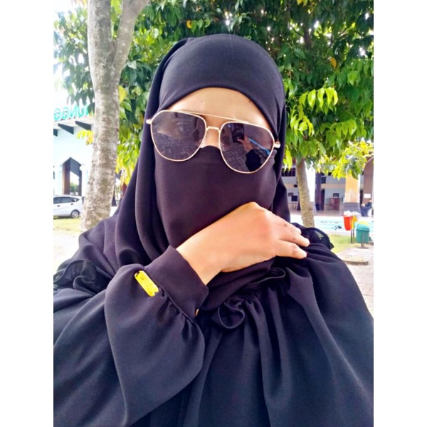 Gamis Outer Hijab Niqab Outfit Fashion Muslim /baju muslim /hijab syar'i /gamis syar'i