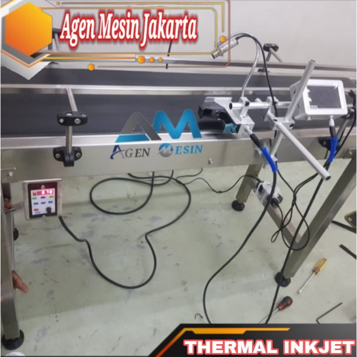 THERMAL INKJET EXPIRED DATE CONVEYOR MESIN CETAK EXPIRED