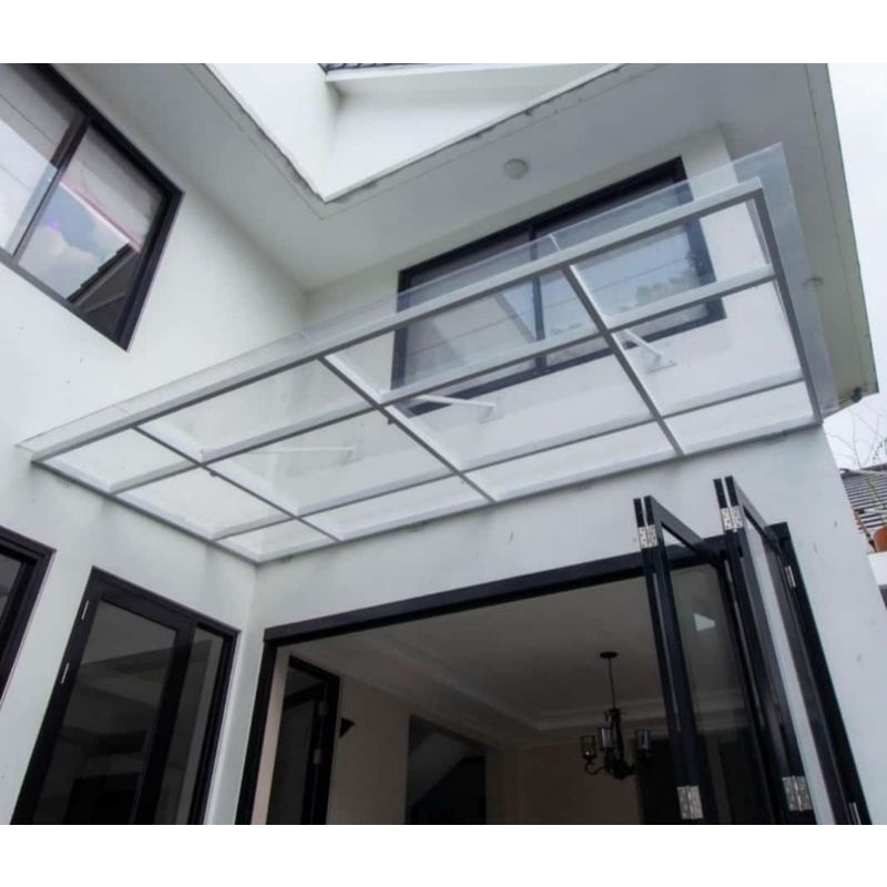 solarflat kanopi atap solarflat rangka besi berkualitas