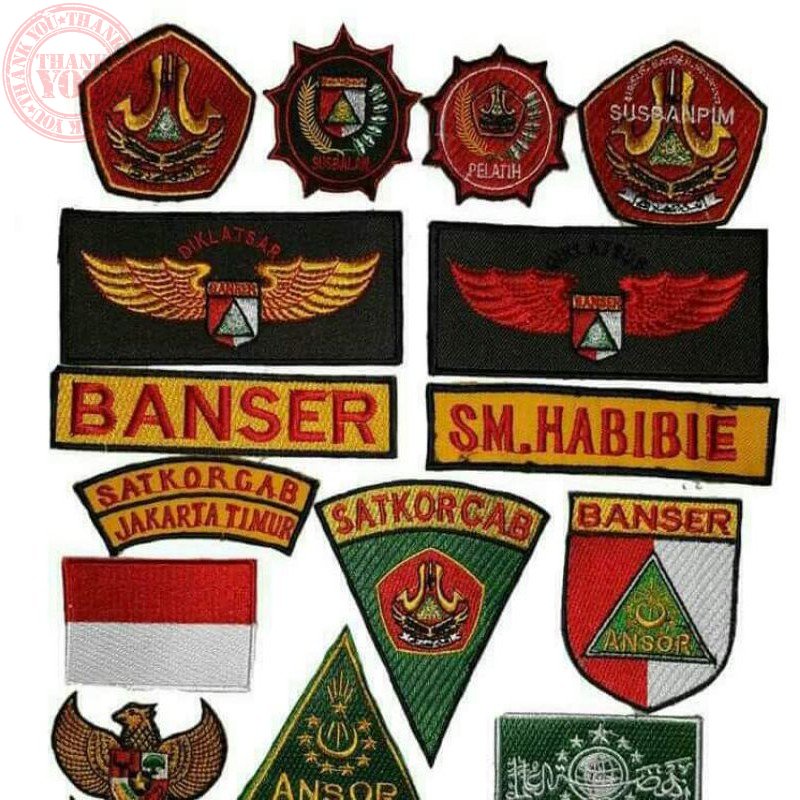 pesan nama banser atau logo banser Terbaru Nama Dada Bordir