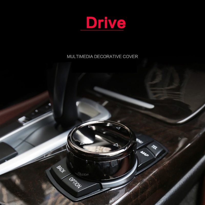 Stiker Cover Tombol Multimedia Mobil Untuk BMW F10 F18 F07 F20 F21 F06 F12 F30 F01 F02 F25 F26