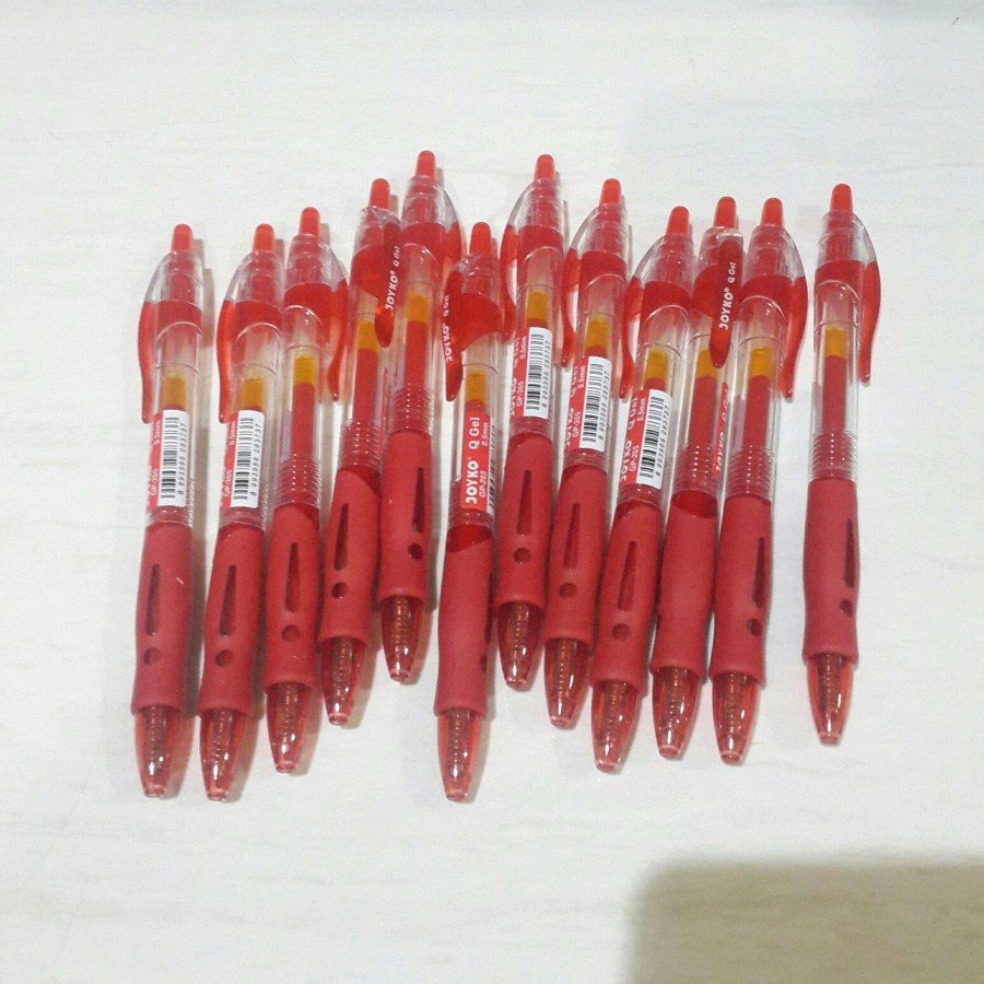 

Joyko Q Gel Pulpen Gel Warna Merah( GP-265 )