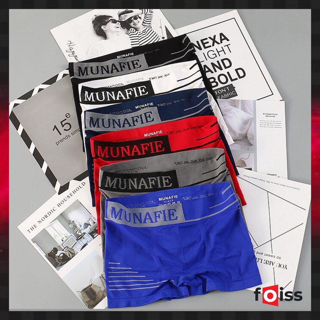 ✅𝐅𝐎𝐈𝐒𝐒®  Celana Dalam Sempak Boxer Pria Kolor CD Underwear Man Daleman Cowok Import 1152