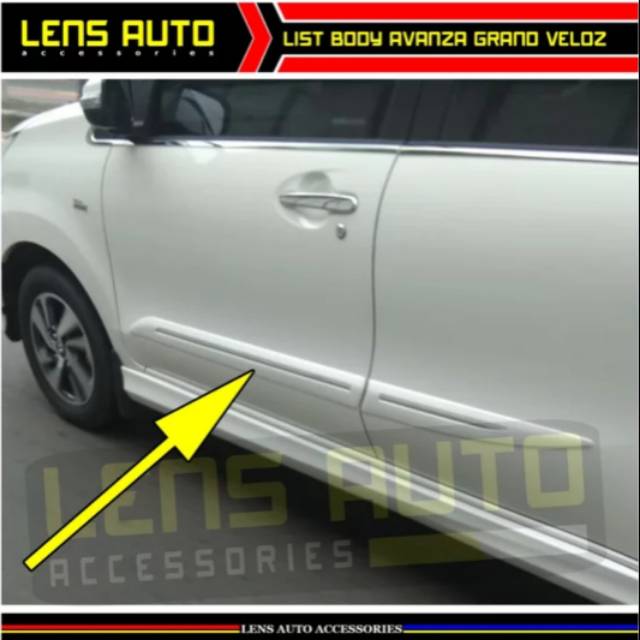 List body grand avanza Veloz