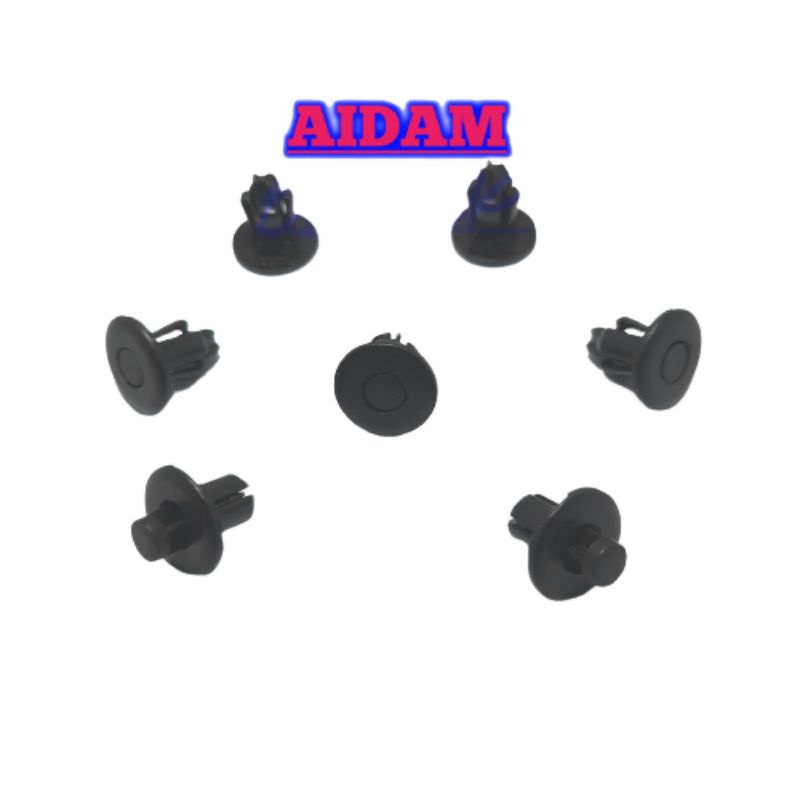 10 PCS KLIP RIVET PLASTIK TUMPUL YAMAHA NMAX AEROX LEXI XRIDE MIO HONDA VARIO SCOOPY BERDIAMETER 6MM