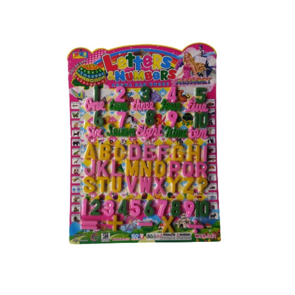 mainan edukasi huruf dan angka