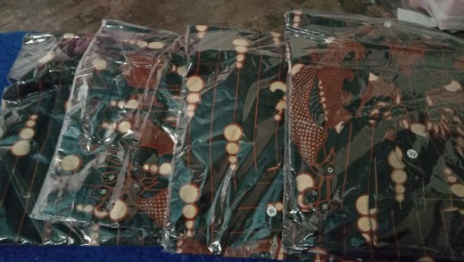 Majujaya Batik - Batik Couple Dress Kemeja Pendek - Bisa Beli Terpisah - Dc307