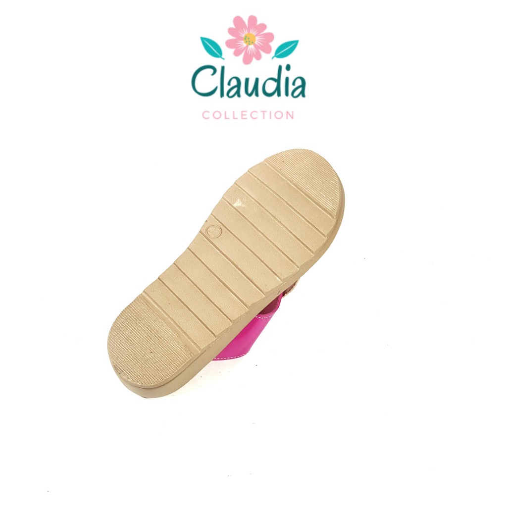 CLAUDIA Wedges Jepit Anak Remaja Motif Kelinci Pink