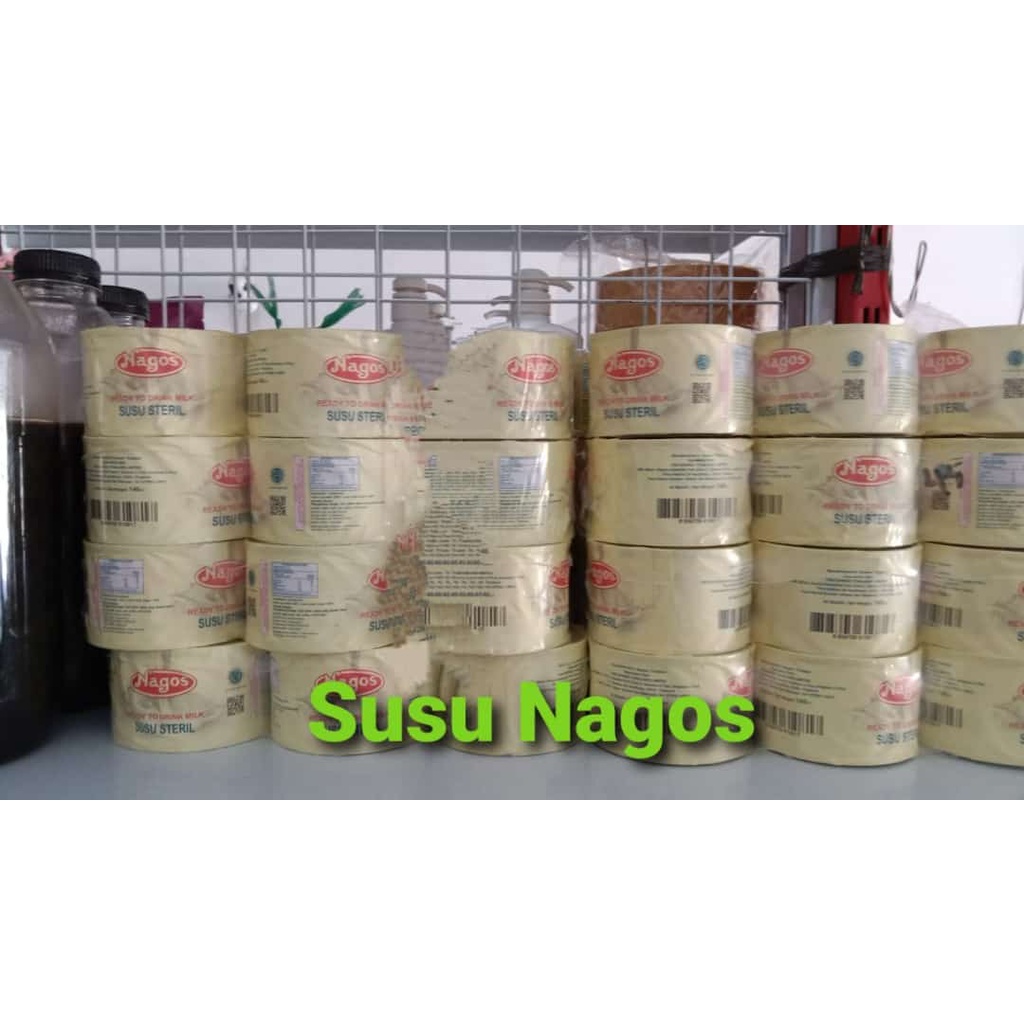 

NAGOS STERILIZED MILK THAILAND 140ML/NAGO SUSU CAIR/SUSU STERIL 12PCS