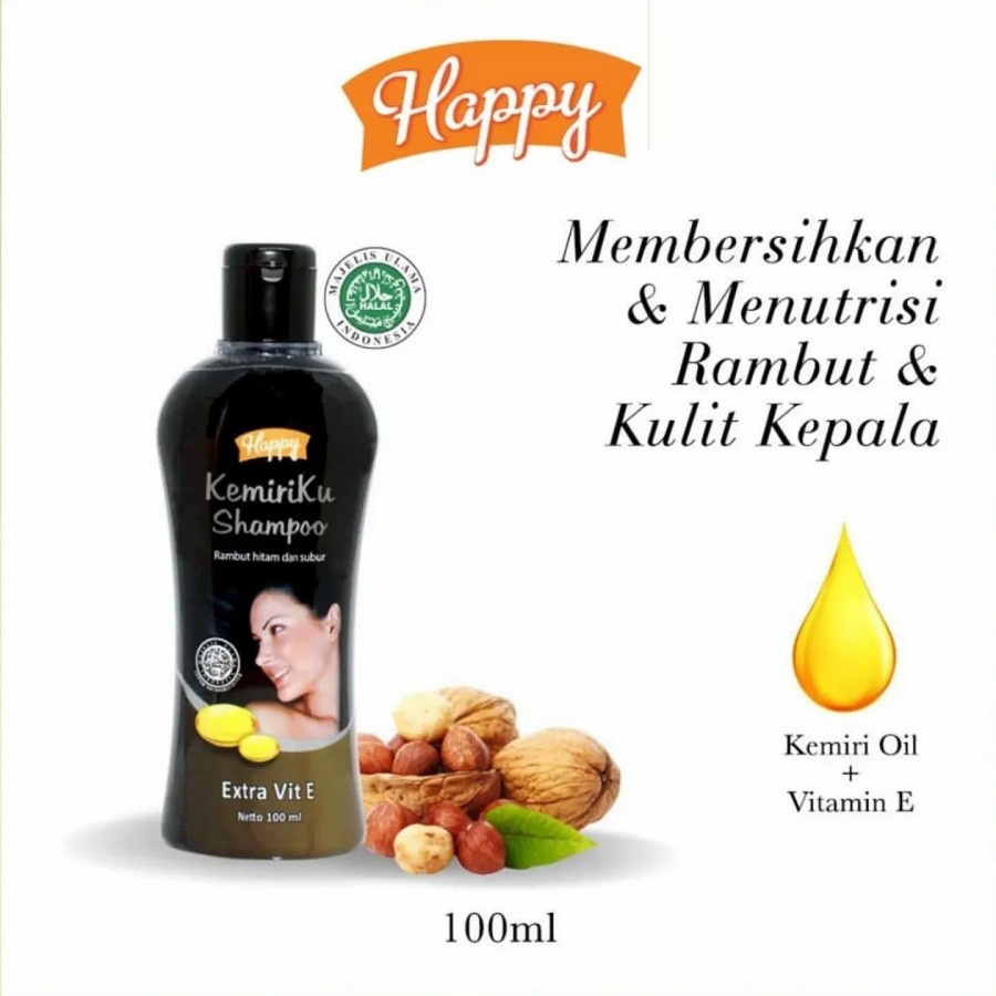 sampoo uban black kemiriku ORIGINAL happy shampoo