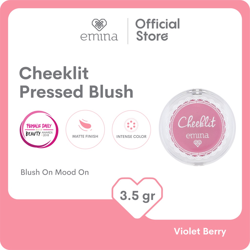 Emina Cheek Lit Pressed Blush 3.5 gr – Blush On