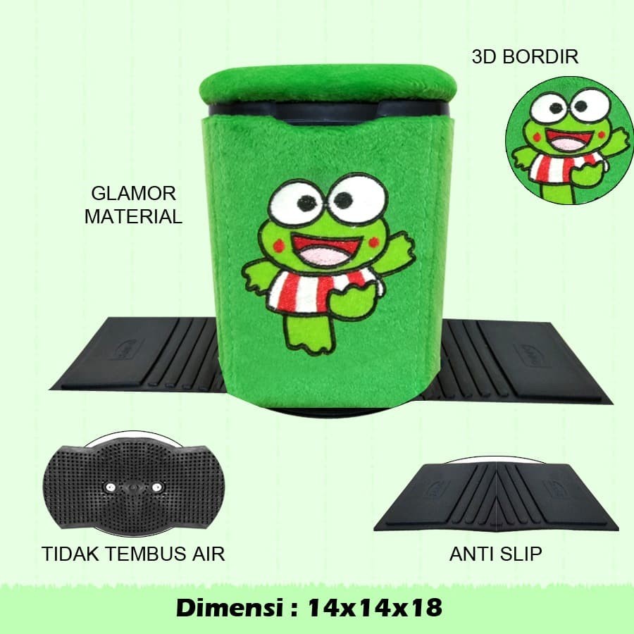 Jual Tempat Sampah Mobil Keroppi Tempat Sampah Mini Tempat Sampah Kecil Tong Sampah Mobil Tong 