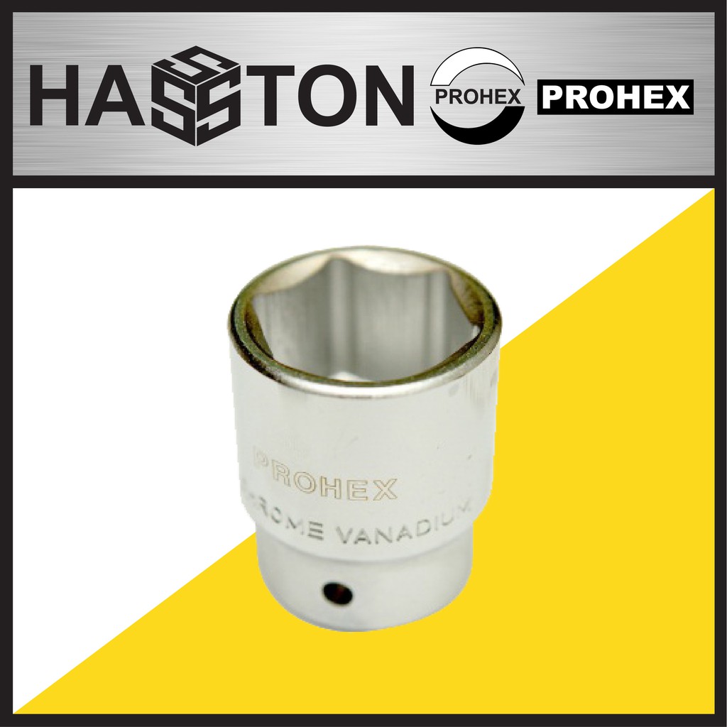

HASSTON 41mm Kunci Sok Crom Segi 6 3/4 (1921-141)