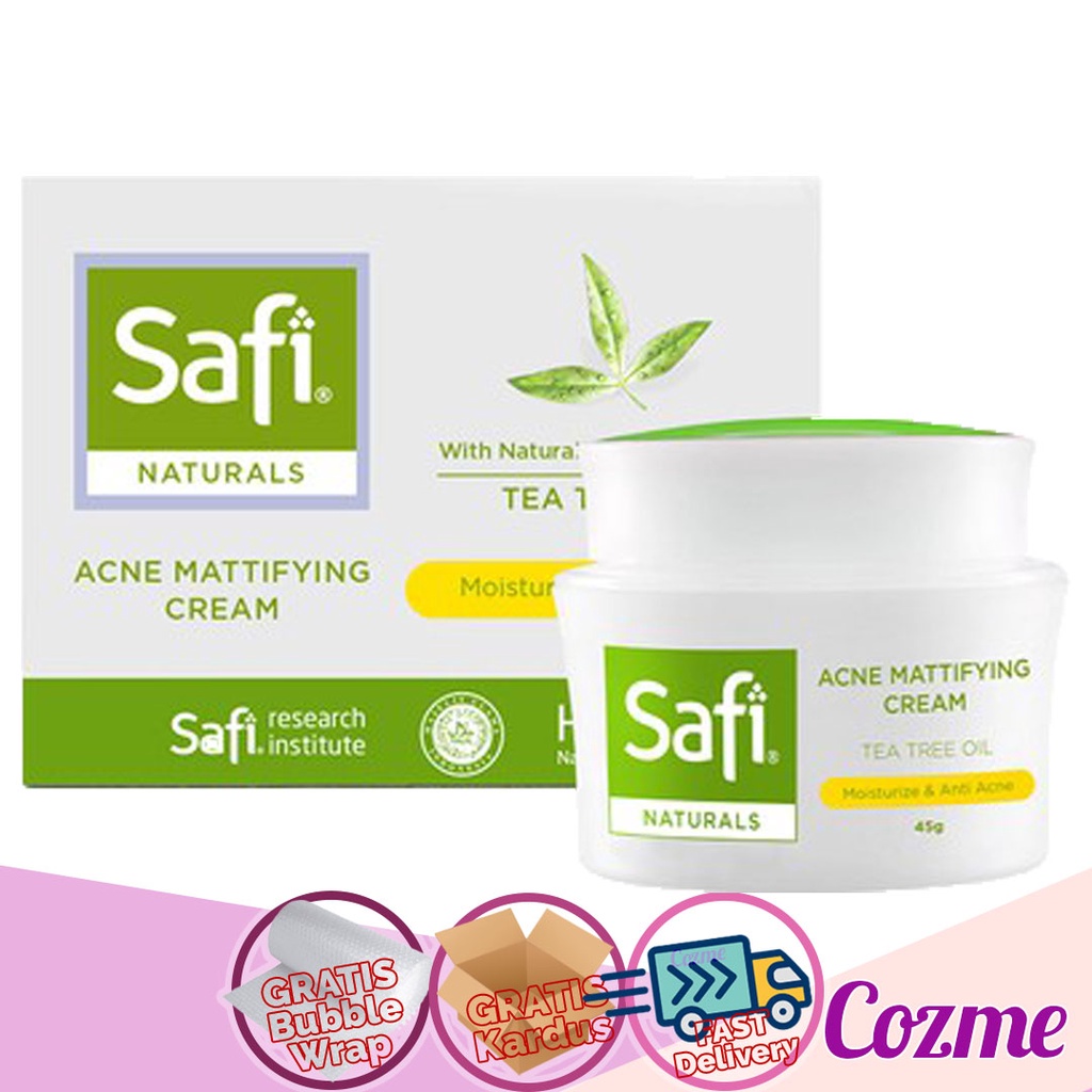 SAFI Anti Acne Cream Tea Tree Oil White Natural