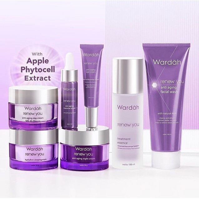 Wardah Renew You Series / Wardah Renew You Facial Wash / Wardah Renew You Day Cream / Wardah Renew You Night Cream