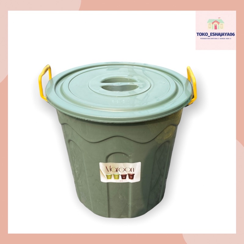 Maroon- Ember 60 Liter Plastik