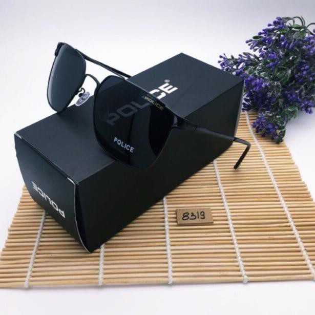 Import Original% ₢ DISKON Sunglass Kacamata Police Pria Q8319 Super Fullset ◐