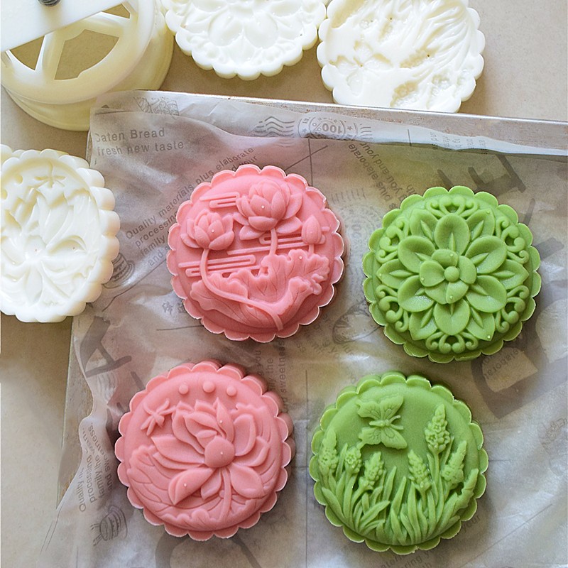 Cetakan Mooncake Kue Bulan 150gr Flower Butterfy 150 Gram Moon Cake