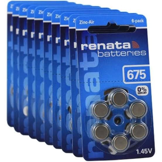 Battery batrei baterai alat Bantu dengan 675A DA675 AC675E/EZ P675 PR675H PR44 AG13 LR44