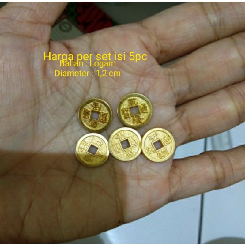 Miniatur Uang Koin China 5pc