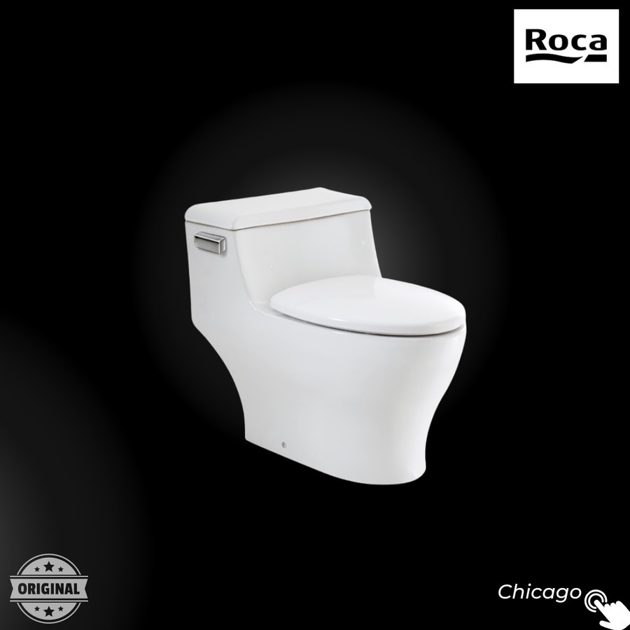 ROCA Chicago One Piece Toilet - White