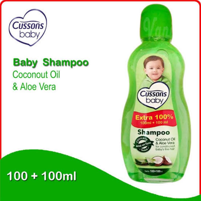 CUSSONS SHAMPOO BABY 100+100 ML COCONUT OIL &amp; ALOE VERA SHAMPO