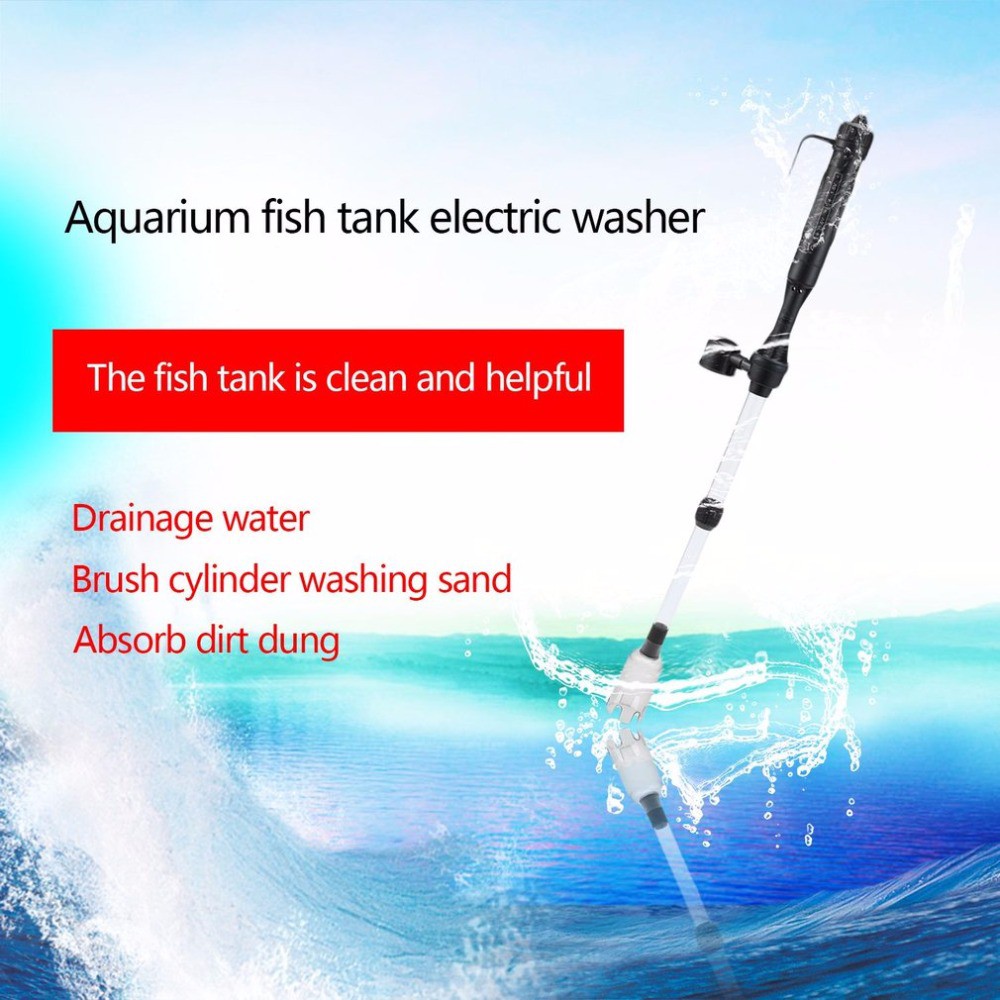 YAMANO MAGIC CLEANER Pump Sipon Pembersih Penyedot Penguras Air Aquarium Baterai